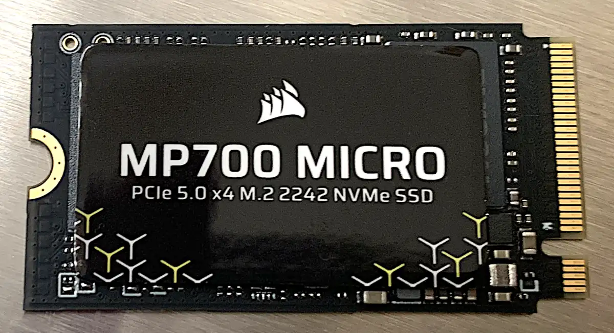 بررسی SSD کورسیر MP700 میکرو: سرعت انفجاری PCIe 5.0 در فرم فاکتور 2242 1 بررسی SSD کورسیر MP700 میکرو: سرعت انفجاری PCIe 5.0 در فرم فاکتور 2242