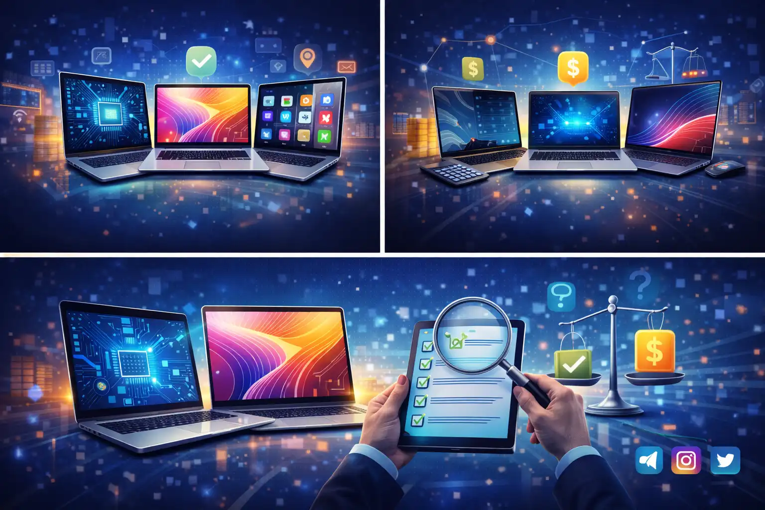 راهنمای خرید لپ‌تاپ | انتخاب هوشمندانه بر اساس نیاز و بودجه