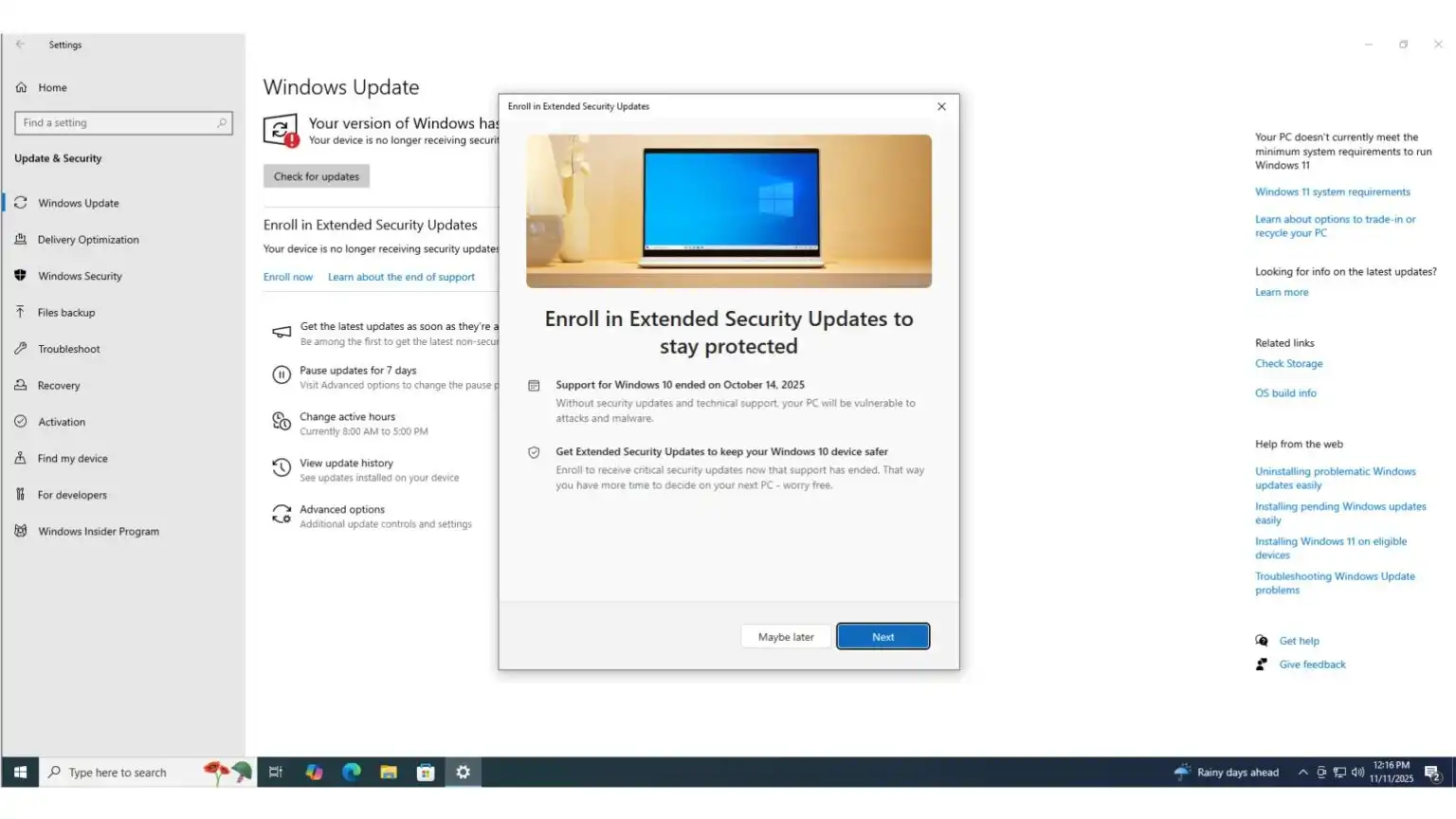 دانلود بهروزرسانی Windows 10 KB5071546 ESU | انتشار رسمی همراه با لینک نصب آفلاین MSU 3 دانلود بهروزرسانی Windows 10 KB5071546 ESU | انتشار رسمی همراه با لینک نصب آفلاین MSU