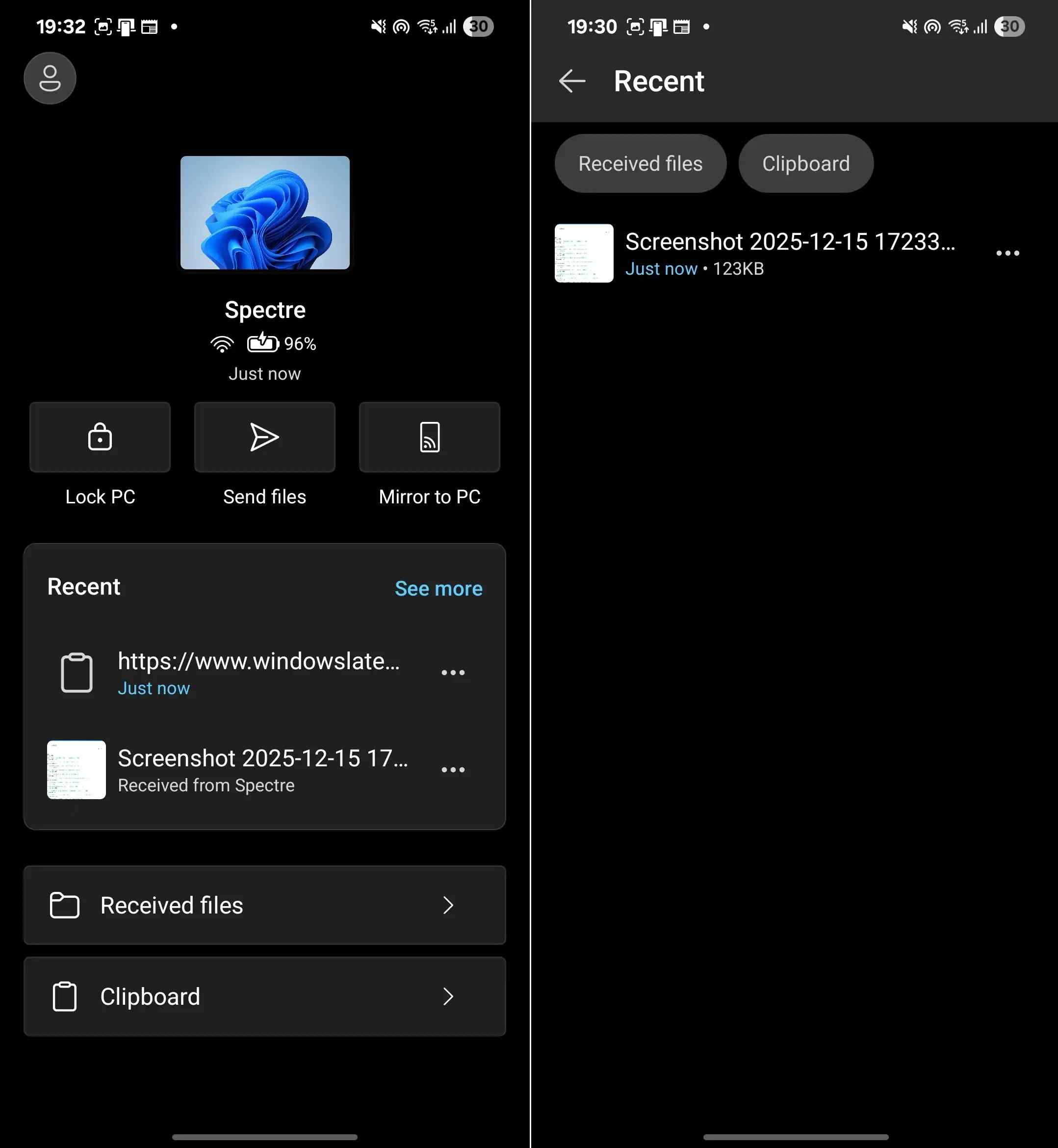 کنترل کامل ویندوز 11 با گوشی اندروید؛ قفل از راه دور، انتقال فایل و اشتراکگذاری کلیپبورد 4 کنترل کامل ویندوز 11 با گوشی اندروید؛ قفل از راه دور، انتقال فایل و اشتراکگذاری کلیپبورد