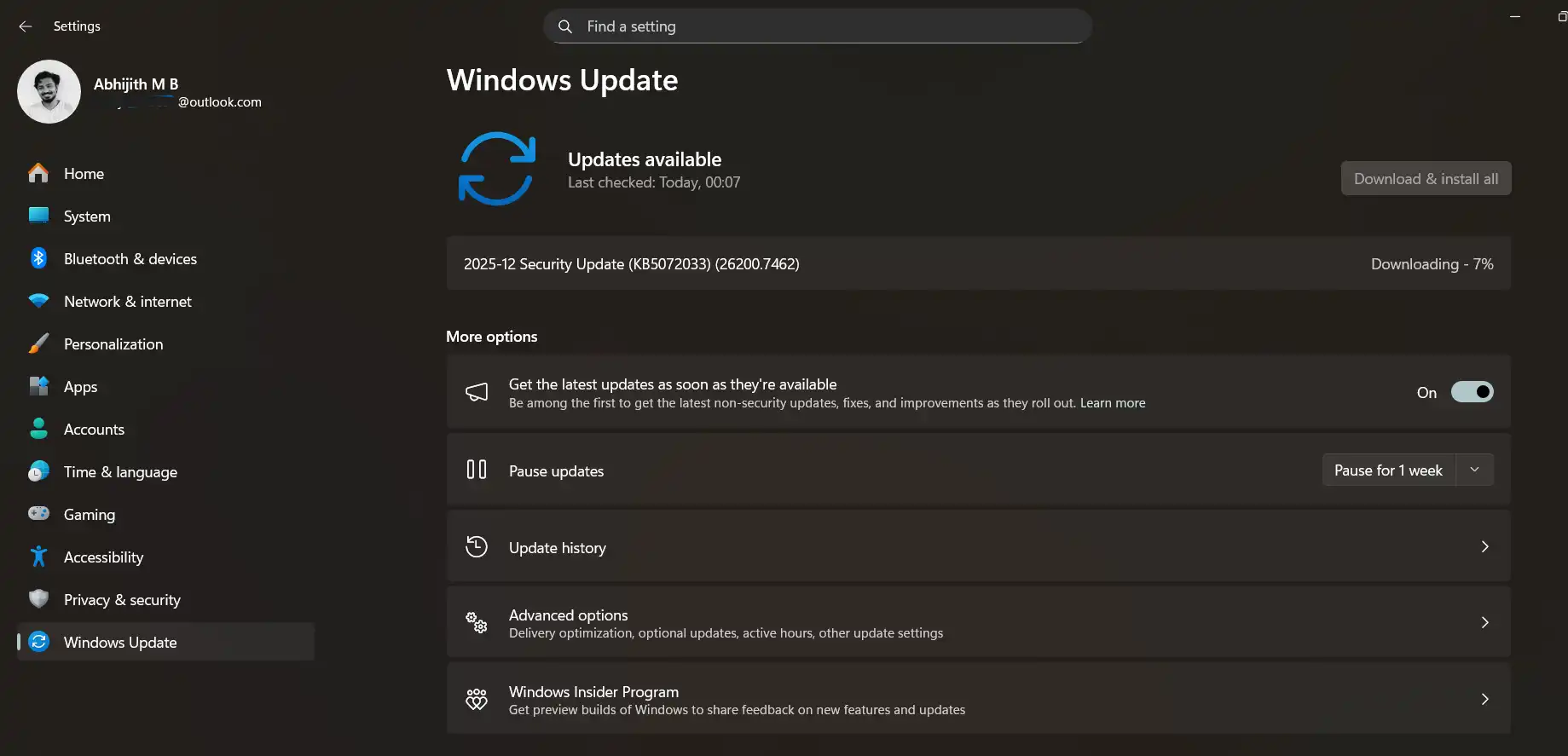 بهروزرسانی دسامبر 2025 ویندوز 11 | بررسی کامل ویژگیها، تغییرات و نکات مهم 8 بهروزرسانی دسامبر 2025 ویندوز 11 | بررسی کامل ویژگیها، تغییرات و نکات مهم
