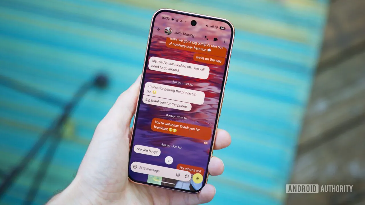 آموزش تغییر تم و پس‌زمینه چت در Google Messages