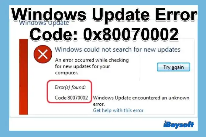 لیست کامل کدهای خطای Windows Update و معنی هرکدام 2 لیست کامل کدهای خطای آپدیت ویندوز؛ معنی و راه حل هر خطا