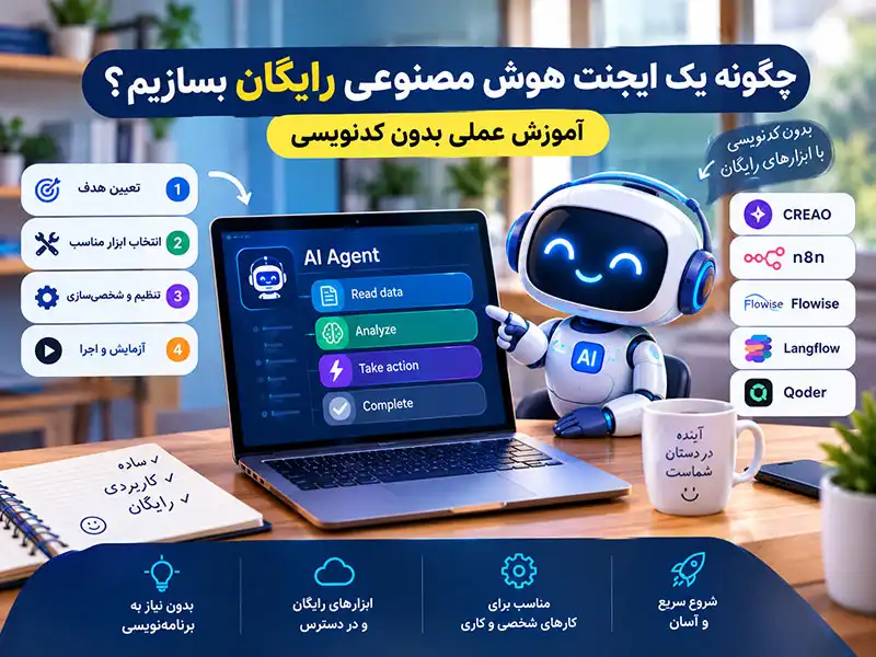 چگونه یک ایجنت هوش مصنوعی رایگان بسازیم؟ آموزش عملی بدون کدنویسی چگونه یک ایجنت هوش مصنوعی رایگان بسازیم؟ آموزش عملی بدون کدنویسی