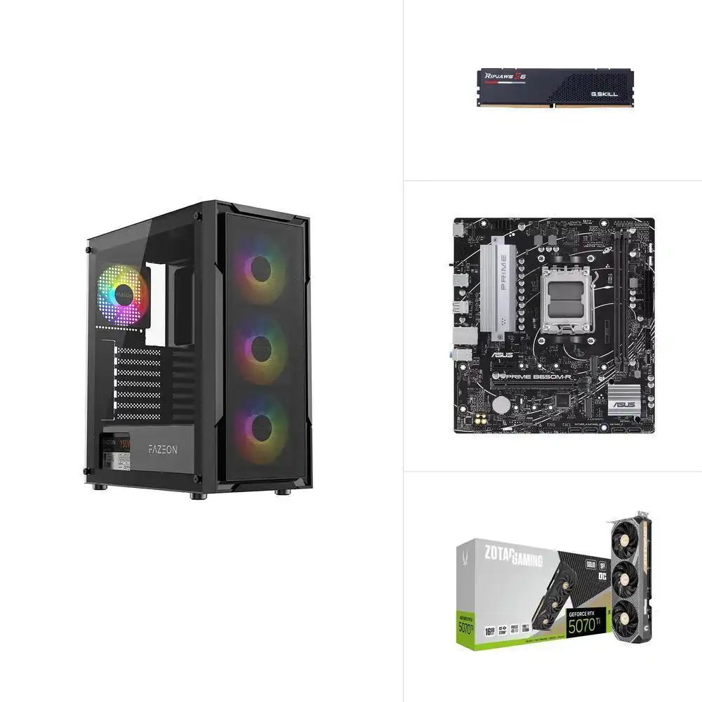 سیستم گیمینگ قدرتمند با RTX 5070 Ti و Ryzen 7 7800X3D؛ بررسی قطعات و ارزش خرید